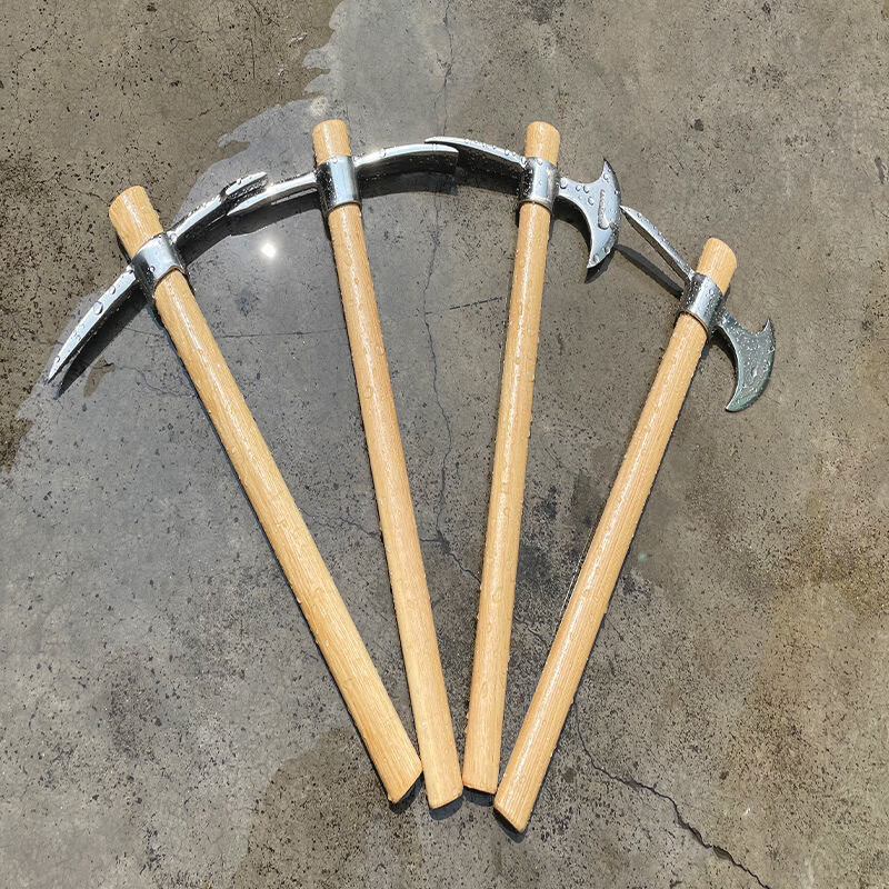 刀乐十字镐工兵镐不锈钢小洋镐户外镐斧纯钢高硬度挖树根笋小羊镐便携