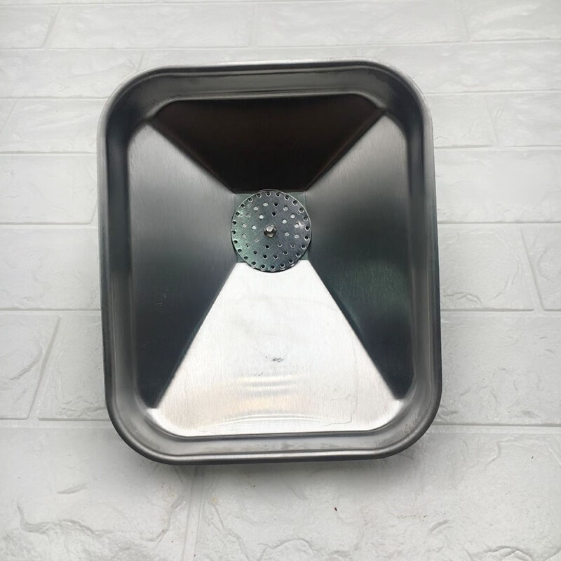 304不锈钢漏斗大口径工业漏斗酒漏油漏液体灌装大漏斗长方形 拉丝 长