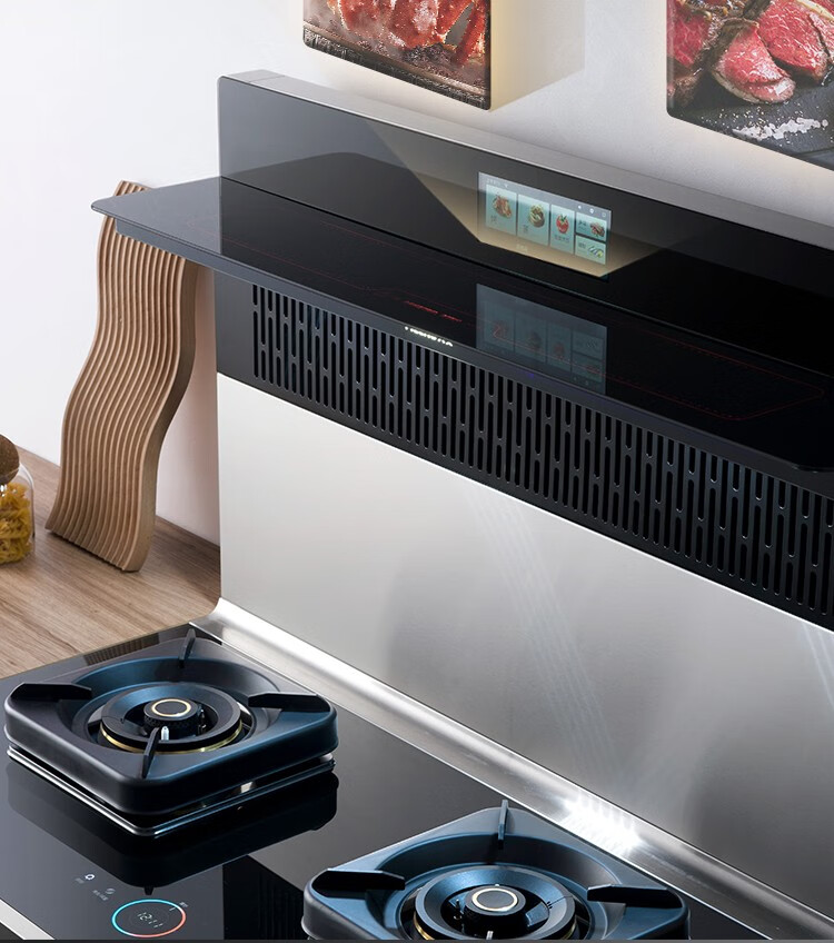 美菱meling集成灶蒸烤一体灶下排式环保家用自动清洗消毒带蒸箱烤箱