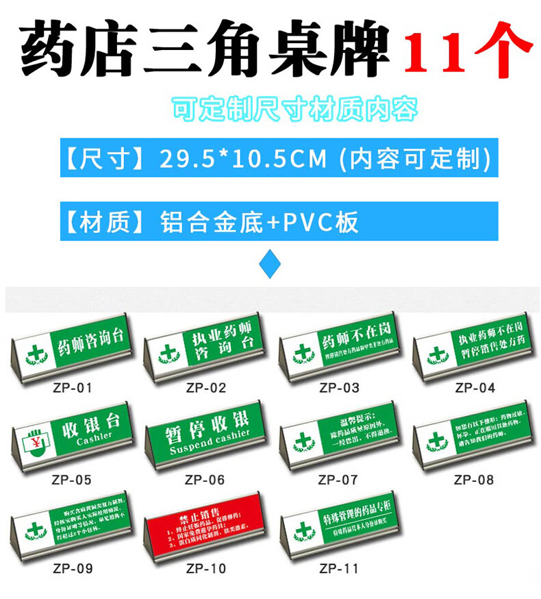 黎明之夜藥店藥品分類分區全套標識牌門診醫院大診所藥房分組藥櫃分