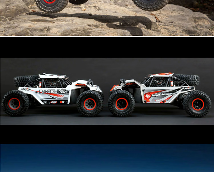 地平线losi 1/6 super rock rey v2遥控模型车 8s无刷暴力沙漠短卡