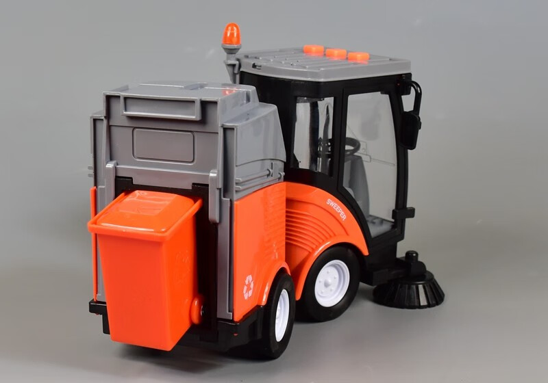 迪士尼disney大号仿真扫地车模型垃圾车玩具儿童工程车惯性环卫车车36