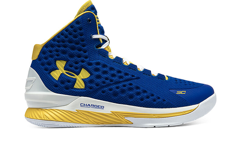 安德玛官方ua库里curry1middubnation男子篮球鞋运动鞋3026047蓝色