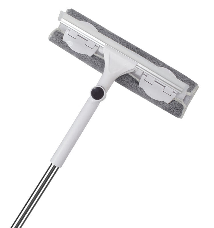 两用可喷水玻璃擦 擦窗户180度旋转头加长杆 两用长柄玻璃刮【图片