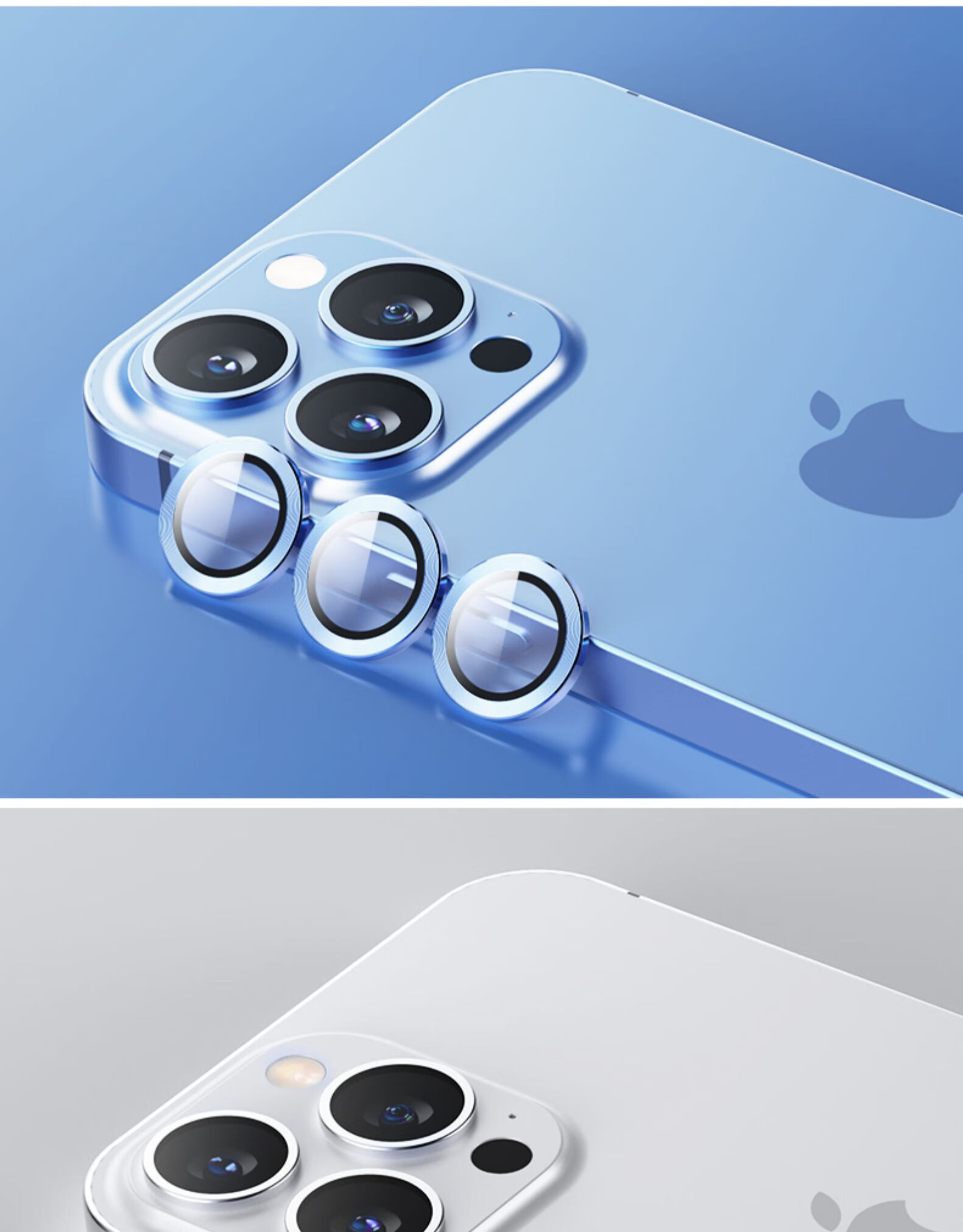 monomate苹果13promax镜头膜康宁钢化膜iphone13pro后置摄像头圈手机