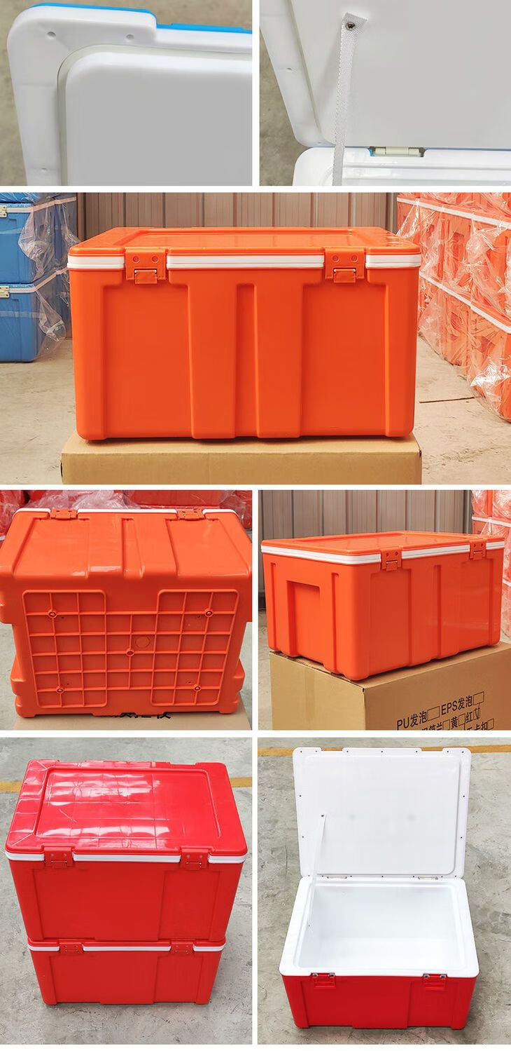 60l保温箱冷藏保鲜商用摆摊冰冻车载外卖食品大容量户外海钓 60升(侧