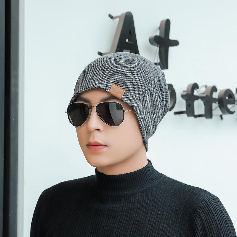 斐珺服饰配件新品帽子男光头男士帽子睡帽男光头夏款头巾帽女透气套头