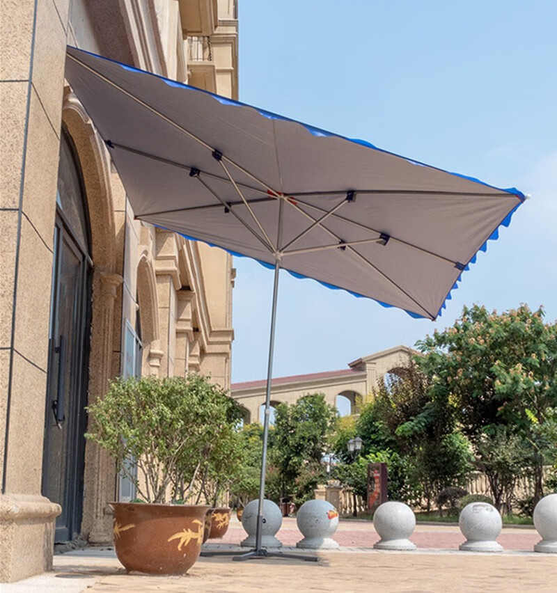 门面四方伞摆摊防大雨伞生意用伞太阳伞庭院雨棚商用生意屋檐遮雨蓬