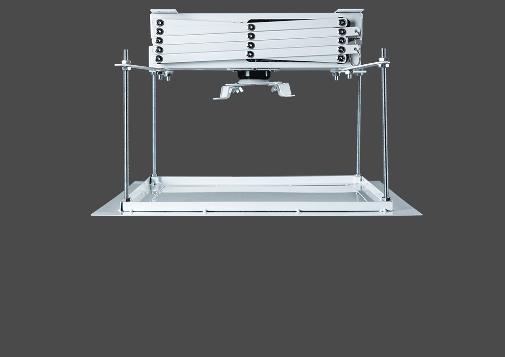 艾瑞尔 投影机电动吊架 遥控升降 交剪式投影仪升降架 吊顶隐藏式安装