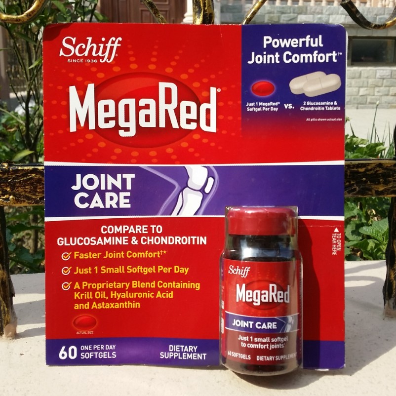 妙丹堂 美国进口 megared磷虾油关节353mg 60粒超维骨力