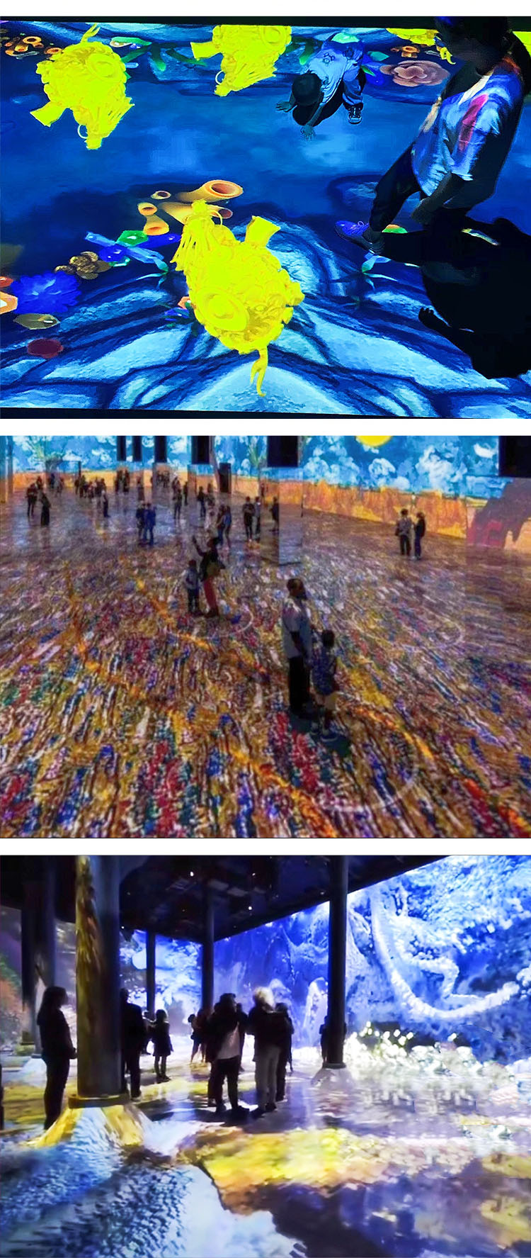 白乐鑫全息ar互动投影设备触摸墙感应地面动态游戏软件裸眼3d沉浸式