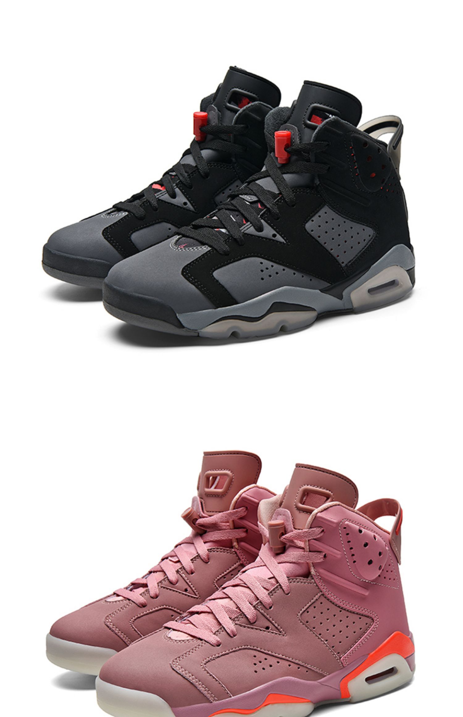 【严选好物】樱木花道男鞋橄榄绿女鞋ts联名乔6高帮运动鞋 橄榄绿 36