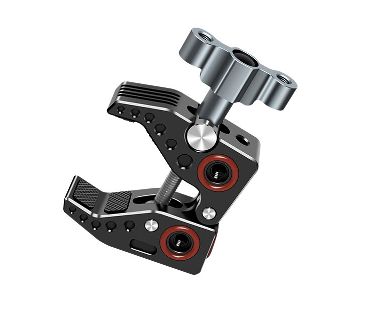 适用原厂科加摄影蟹钳夹全金属铝合金材质大力钳卡座三脚架桌面固定座