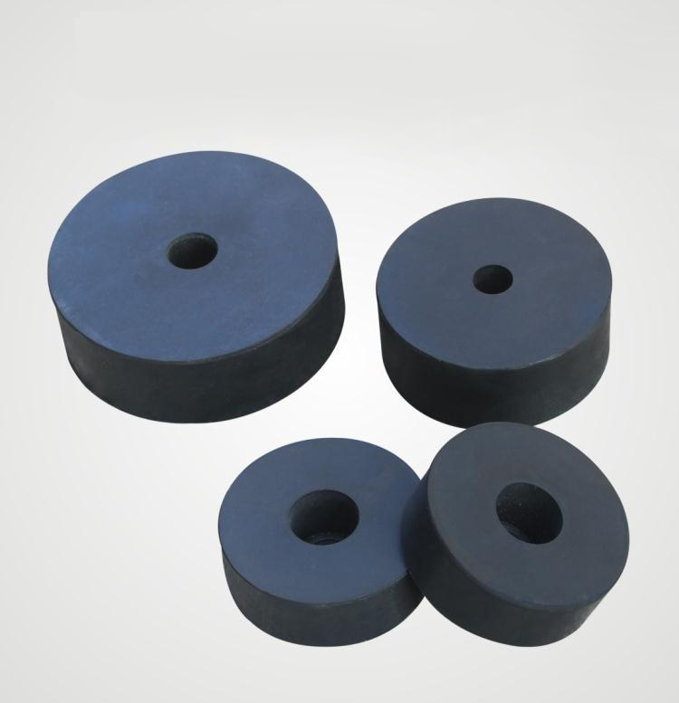 高弹橡胶减震垫缓冲块圆形橡胶垫块工业设备机械减振防震胶垫加厚