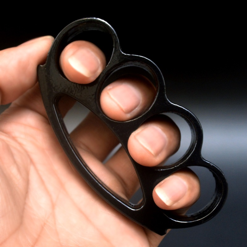 指虎合金加厚小指环铁四指扣武术搏击拳环拳扣防身拳击戒指节铜环