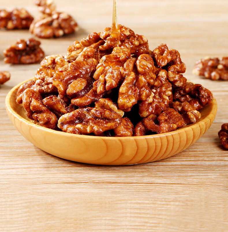 蜂蜜琥珀核桃仁100g*5袋 特产坚果干休闲零食果仁50gx1袋 琥珀核桃仁1