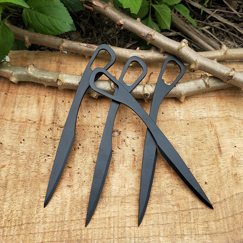 户外小飞镖暗器直旋飞钢针投掷武术柳叶飞针飞镖刀子防身暗器 白刺青3