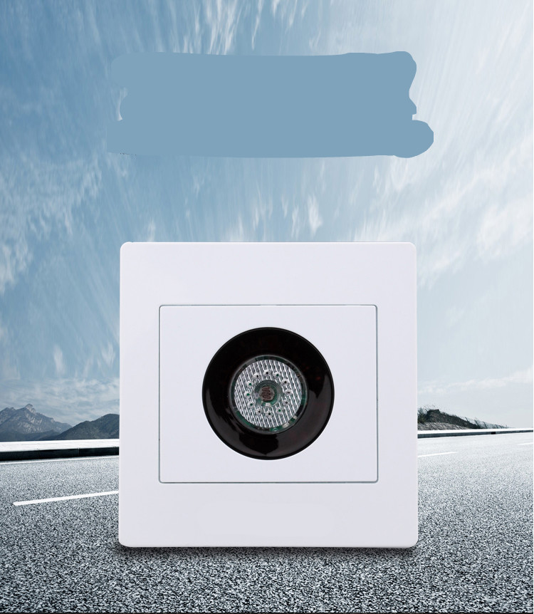 86型家用智能暗装声光控开关面板楼道感应延时led节能灯声控开关