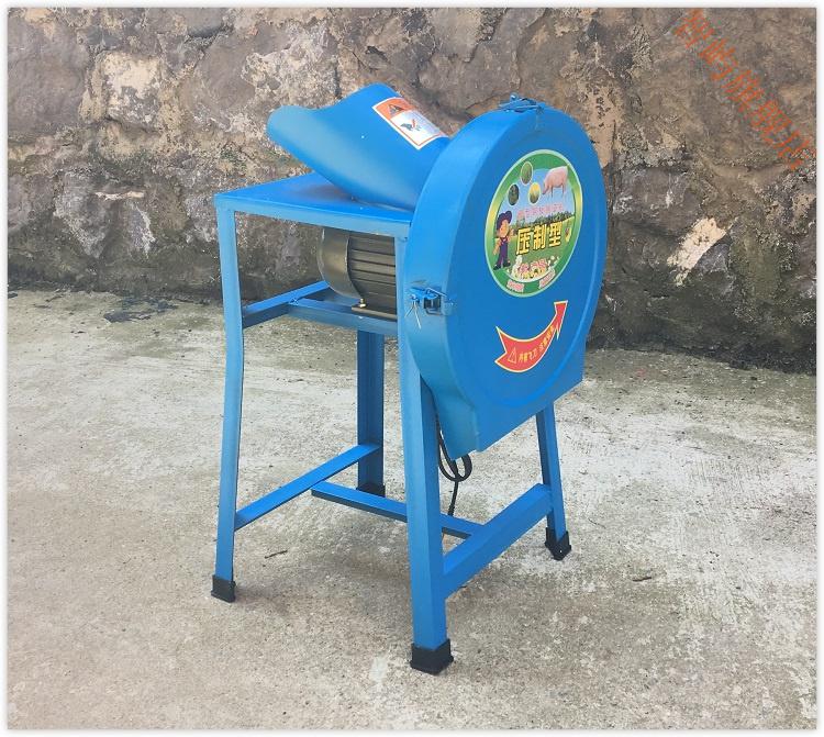 电动切草机碎草机220v小型家用鸡鸭猪草机农用铡草机青饲料粉碎机方形