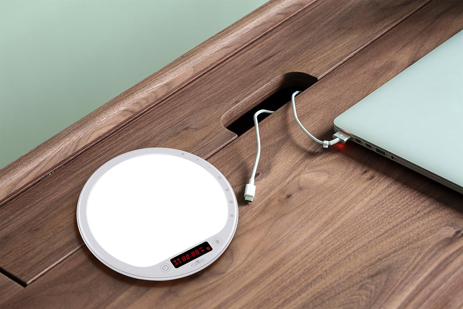 若音sad光疗能量灯全光谱仿生太阳桌面灯缓解季节性抑郁模拟日出日落