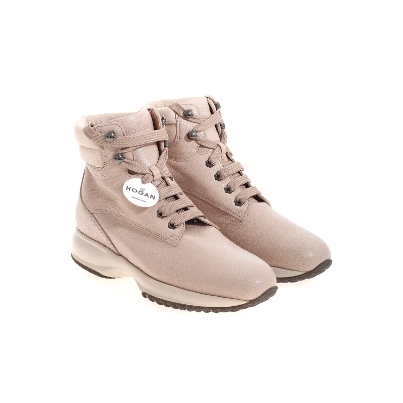 欧洲直采hogan霍根女鞋2021秋冬女性时尚休闲鞋hxw00n0ds50qa4m024米