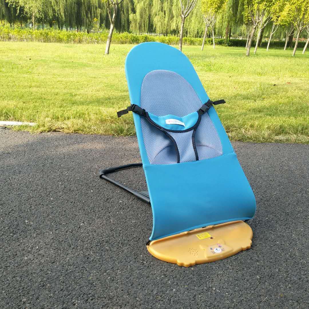 适用于哄娃神器哄娃哄睡儿童躺椅摇床儿童摇摇椅可躺可折叠易拆洗易