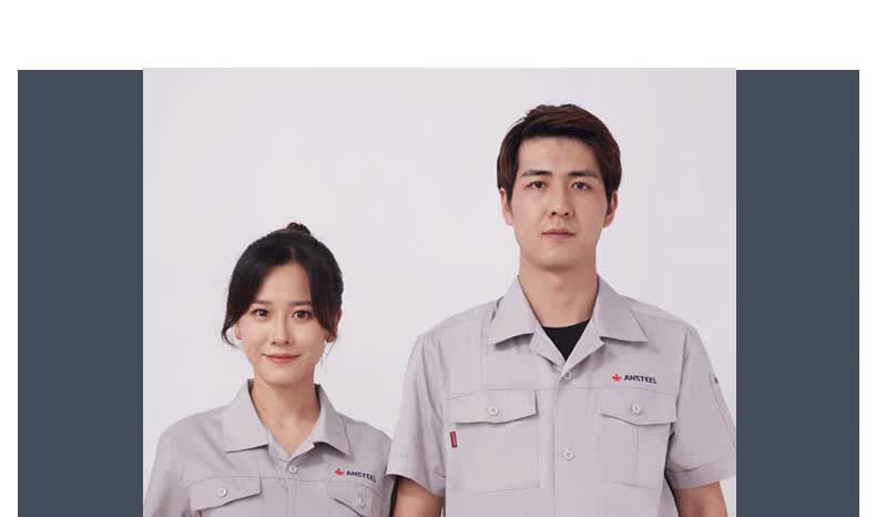 企神 夏季款短袖劳保工作服套装本钢工装耐磨耐穿工人工服gh-21/22 女