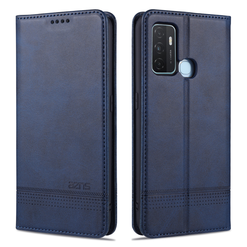 居小智 oppoa32手机壳翻盖皮套pdvm00钱包式插卡外壳全包防摔硅胶软壳