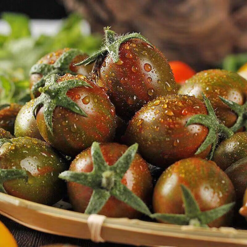 源外园 寿光五彩四色混装圣女果小番茄新鲜生吃小西红柿阳光青口蜜