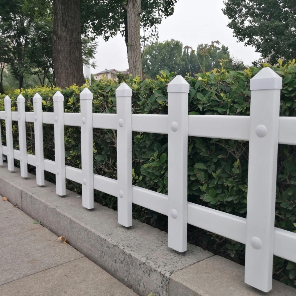 pvc花园围栏塑钢花草栅栏花坛绿化带防护栏杆草坪户外隔离栏菜园深