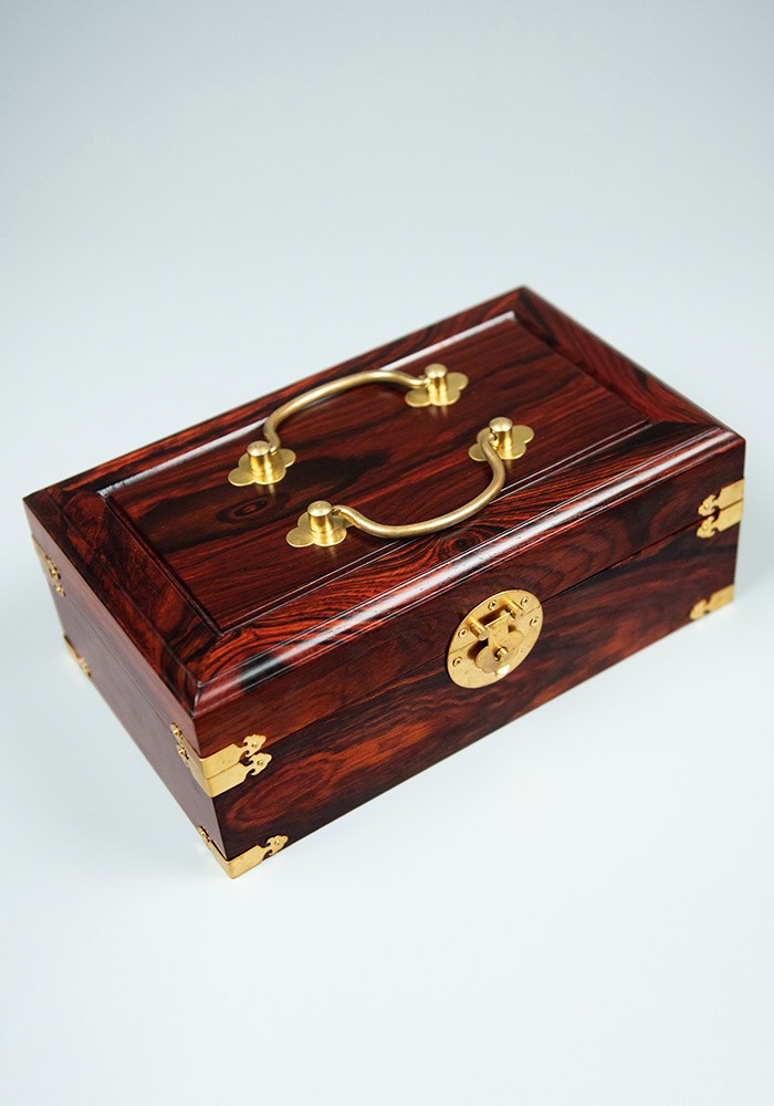 大红酸枝实木首饰盒红木首饰盒子木质饰品收纳盒礼品盒图片色