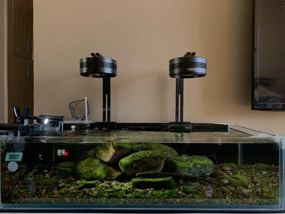 乐迪led原生态流溪缸灯 爆藻金鱼出苔灯 三湖全光谱鱼缸灯 送支架 小