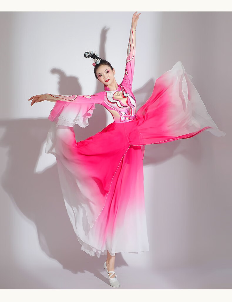 象山水月古典舞演出服女飘逸中国风长安幻夜女子群舞艺考舞蹈服装