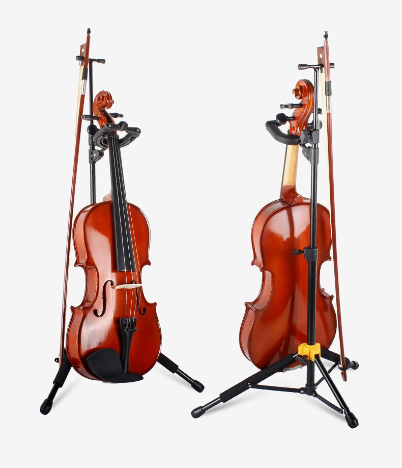 小提琴支架小提琴架子立式家用摆放展示架落地摆架可折叠通用实木款