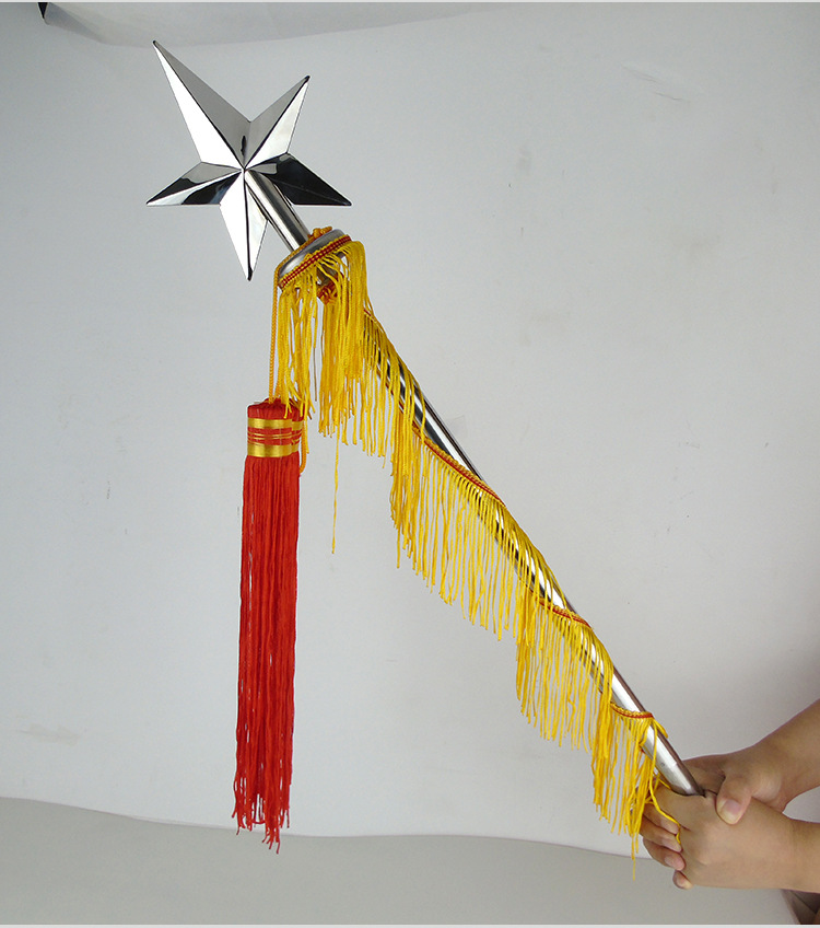 2米乐队金属指挥棒学校学生少先队鼓号队指挥旗子指挥令【图片 价格