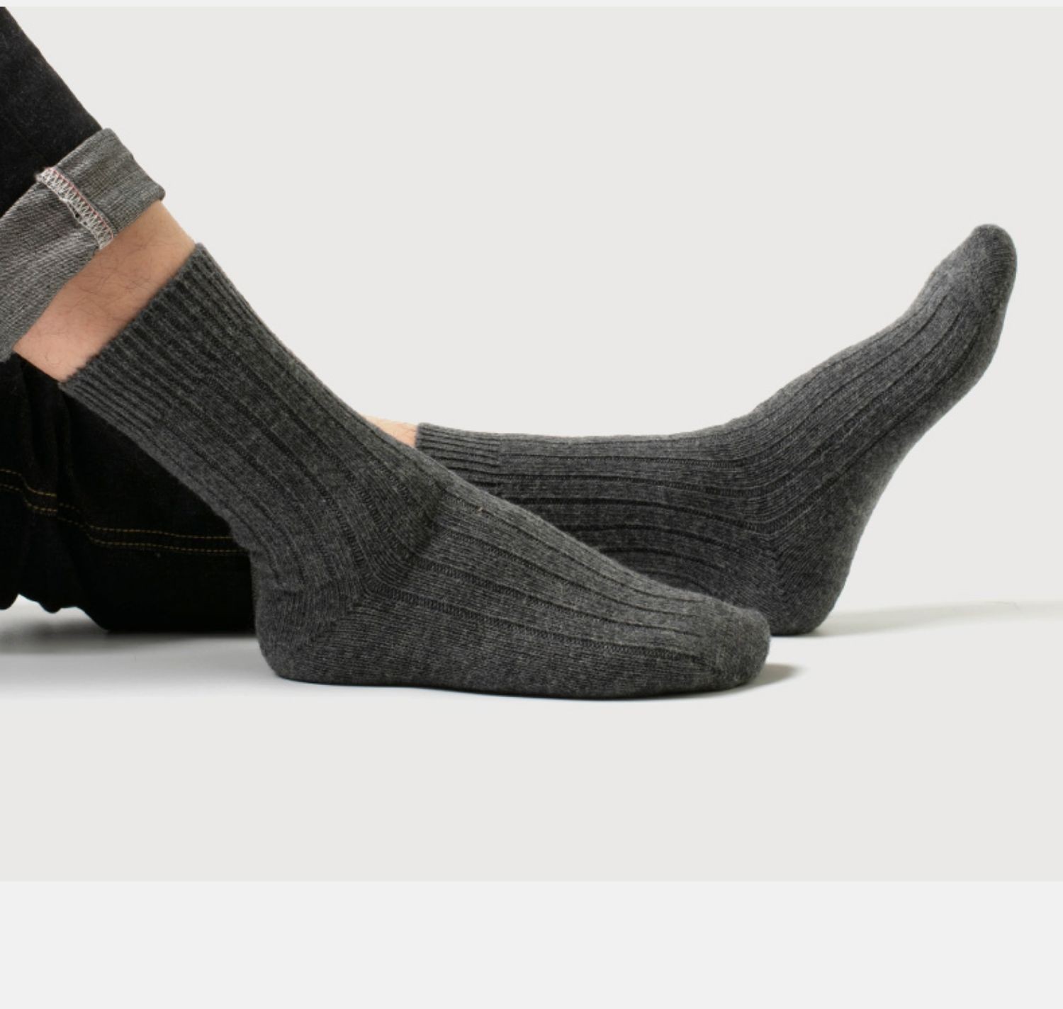 皮尔卡丹pierrecardin男士羊毛袜子加厚保暖冬季袜子秋冬羊毛袜男厚