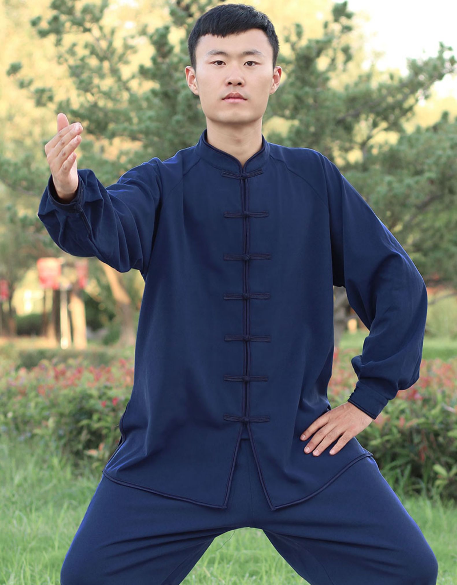 佧森滋太极服秋冬季加绒加厚武术服装女牛奶丝南韩金丝绒太极拳练功服
