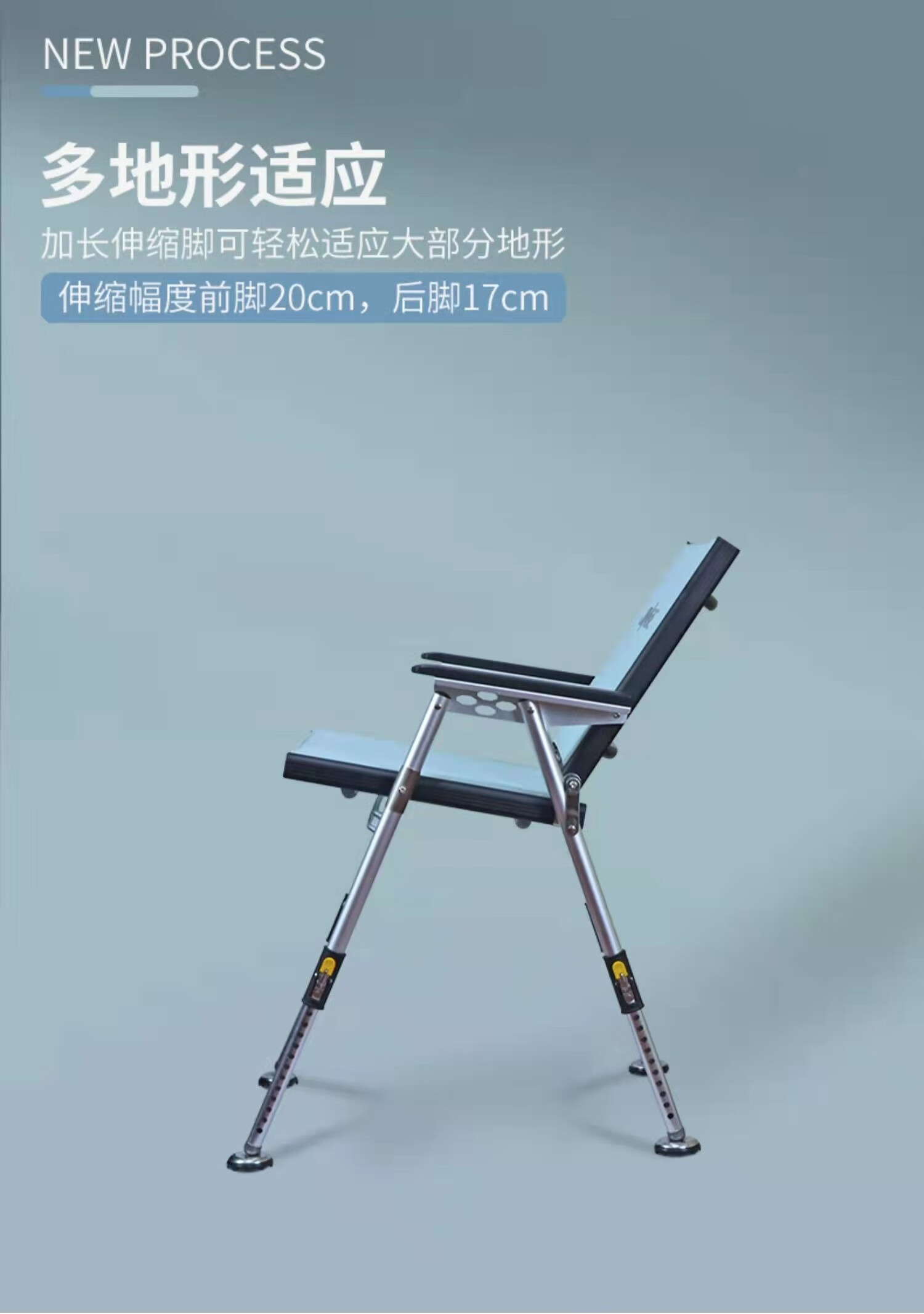 金阁钓椅22ys/22yl野钓折叠小钓椅座全地形铝合金超轻便携台钓鱼欧式