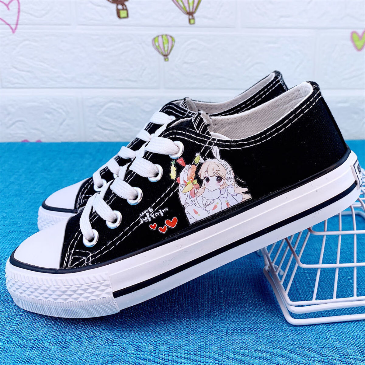 学生穿的平板鞋女生中学生低帮帆布鞋女童鞋子春秋新款儿童洋气学生