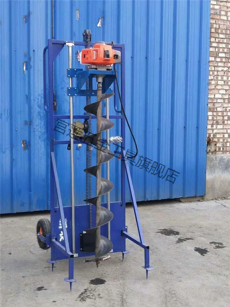 桩芯掏土机桩芯掏土工具手推带支架清管桩掏泥机电动链条升降桩孔取土