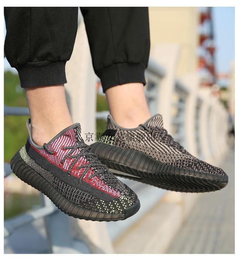京靠 莆田椰子鞋男350黑天使时尚休闲鞋夏天耐磨轻便鞋子男街头舒适网