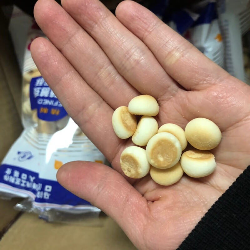 青食鸡蛋菠萝豆小馒头童饼干宝宝吃营养磨牙入口易化辅食 菠萝豆80g*