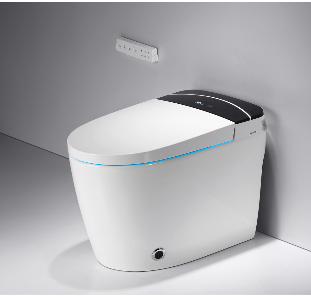 enzototo智能马桶一体式多功能坐便器0水压要求自动翻盖感应翻圈自动