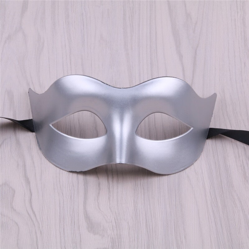 适用于爵士面具王子面具男士的面具平头硬质塑料雕花面具仿古金骑士