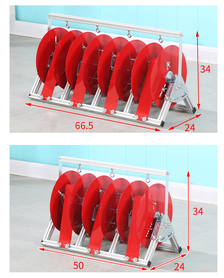 穿线辅助神器 电线放线器电工工具神器带刹车放线架工具电工穿线器
