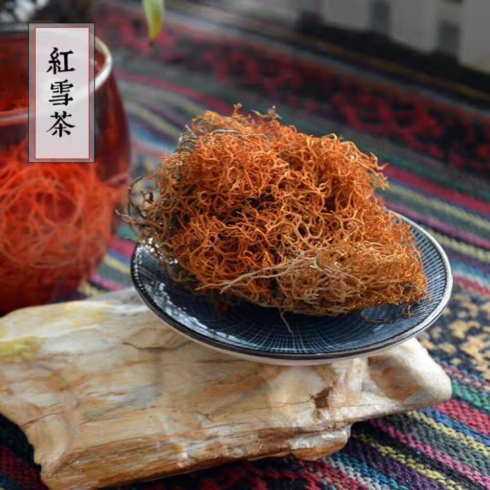 伟博金丝红雪茶西藏特级红特产鹿心血茶精选无杂质伟博嘉万滋补品红