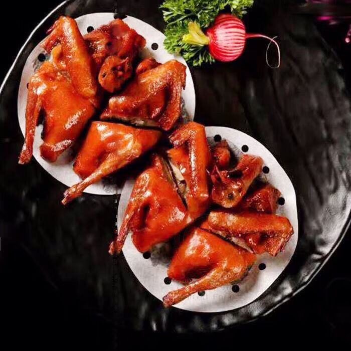 爆汁脆皮乳鸽半成品酒店餐饮高端食材鸽子肉新鲜熟食广式经典200g230g
