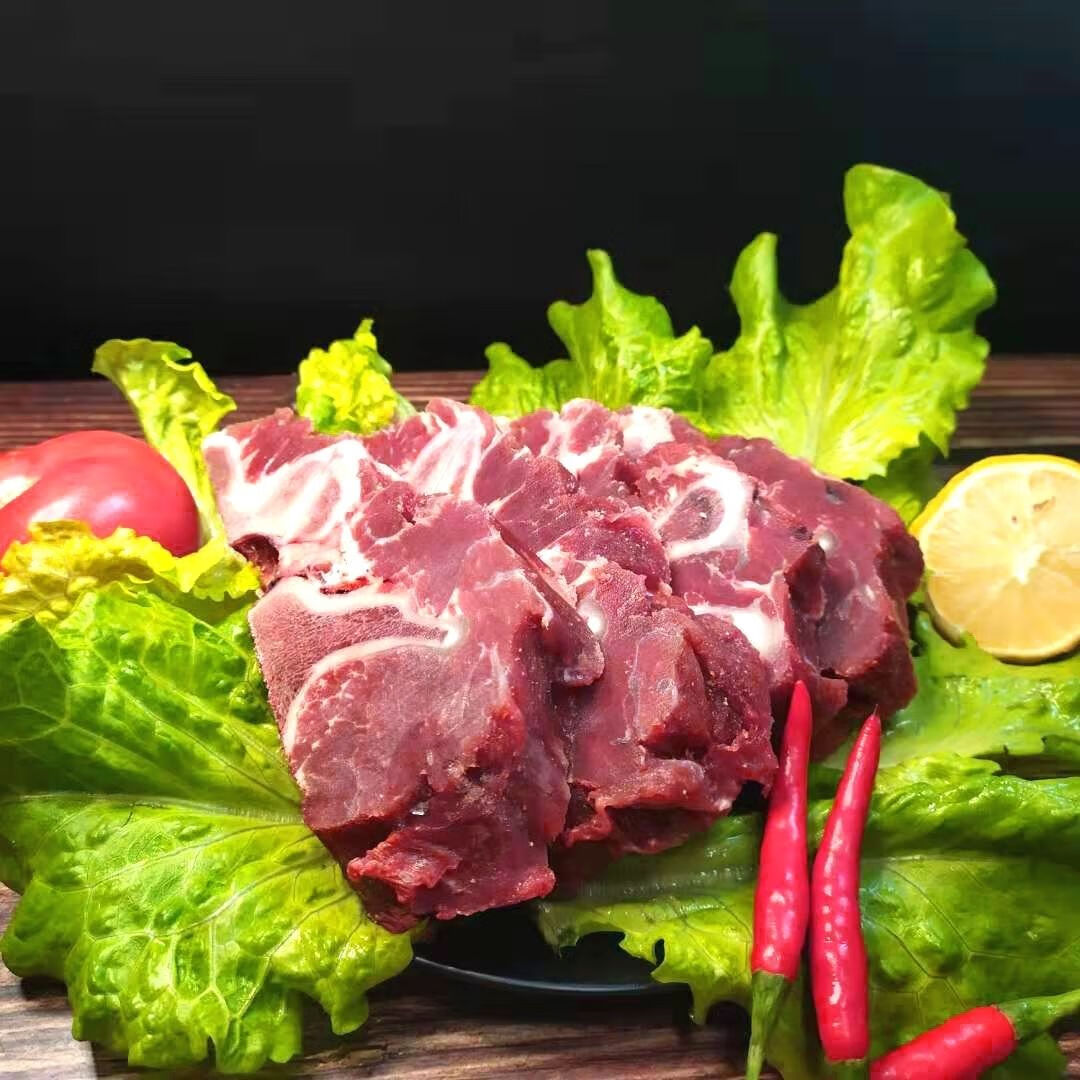 清真新鲜多肉牛蝎子牛脖骨大骨头牛脊骨带肉牛骨牛大骨3斤装多肉牛