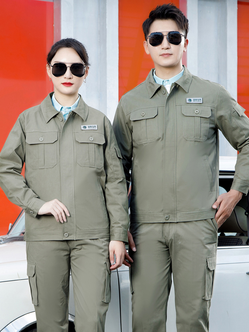 腾欣达国家电网纯棉双层电业局工作服秋冬套装男劳保服电工电力工装