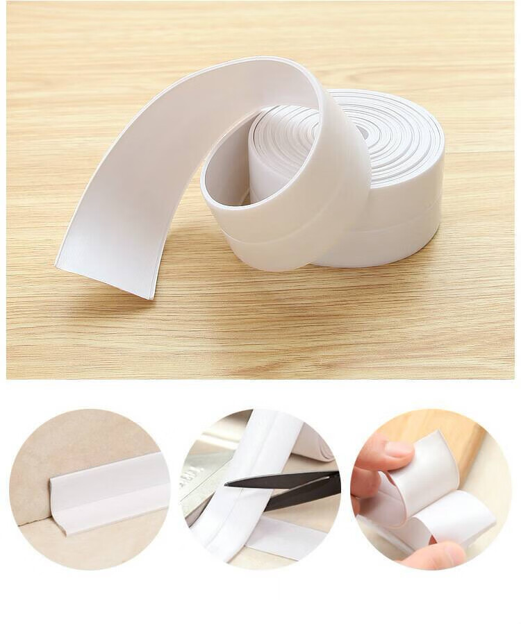洗手台封边胶防水贴卫生间防水贴条浴室厨卫墙角线条胶带美缝贴密封条